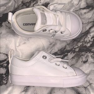 Toddler White Converse Sneakers